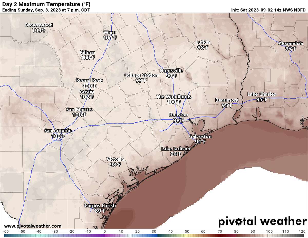 When will San Antonio have its last 100degree day of the year?