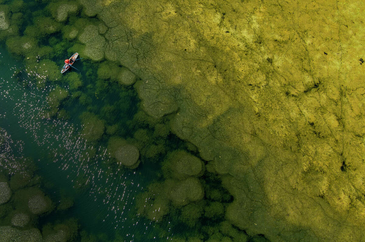 Canyon Lake hit record low water level Can El Niño fill it up?
