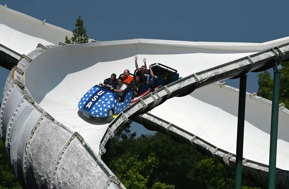 One Last Ride On Six Flags Great Escape S Alpine Bobsled