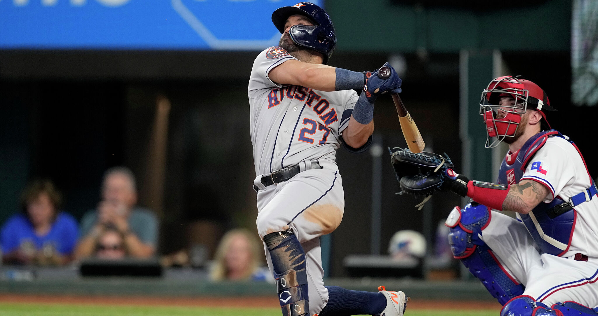 Abreu, Alvarez and Altuve power Astros' rout of Rangers in Game 4 to even  ALCS