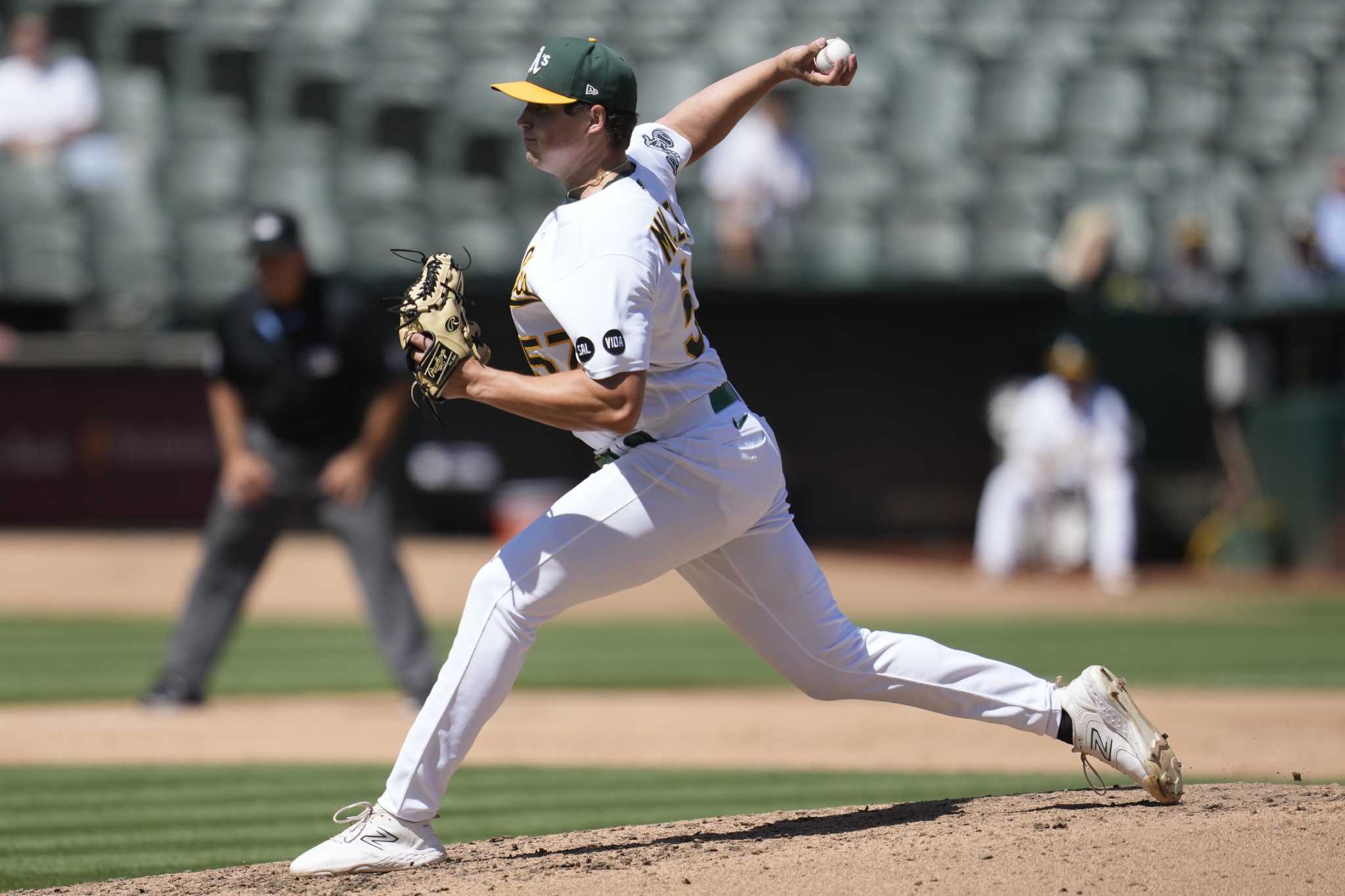 Oakland A's pitchers shine, prevent sweep with win over Toronto Blue Jays