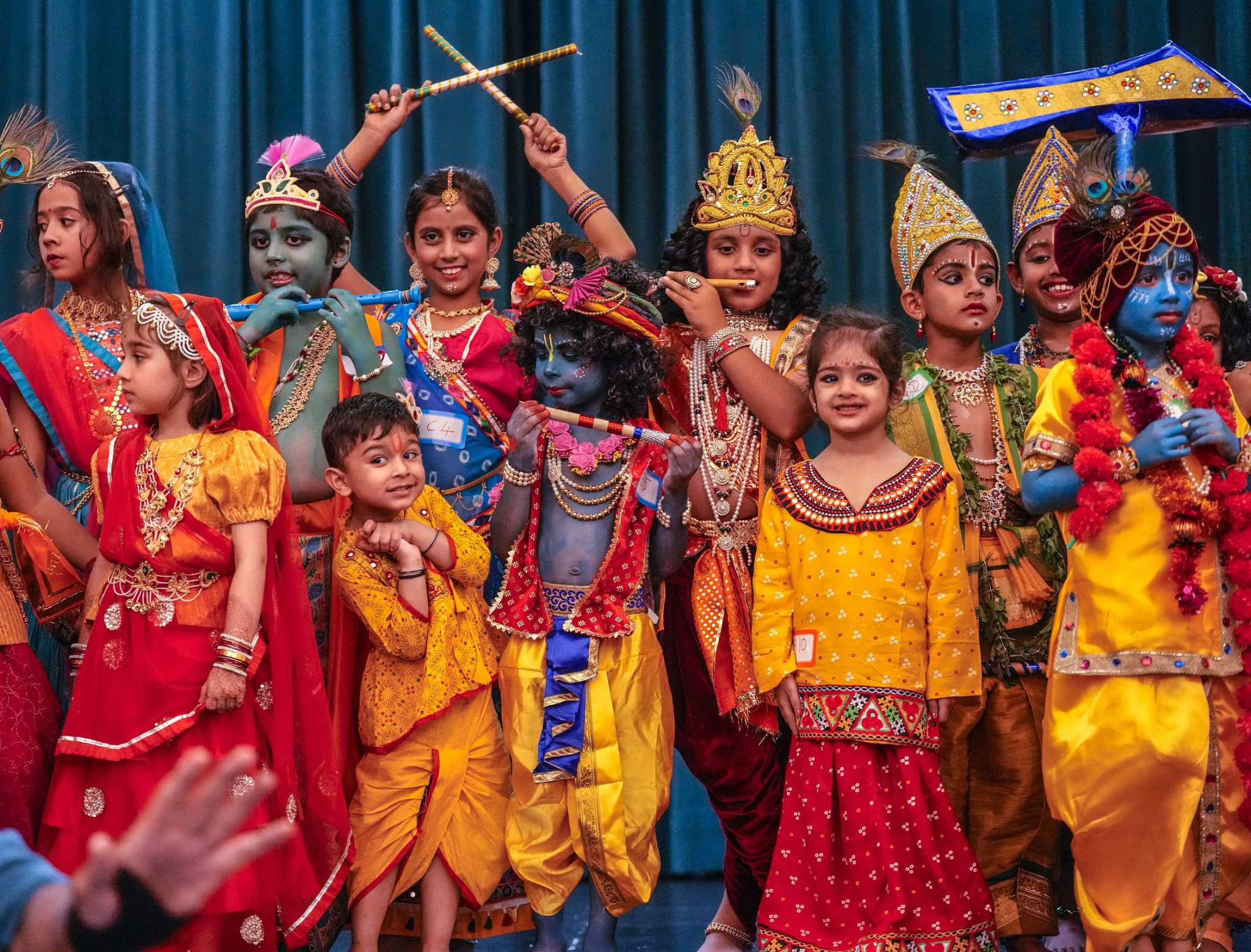 Krishna s birthday draws thousands to Houston temple for Janmashtami