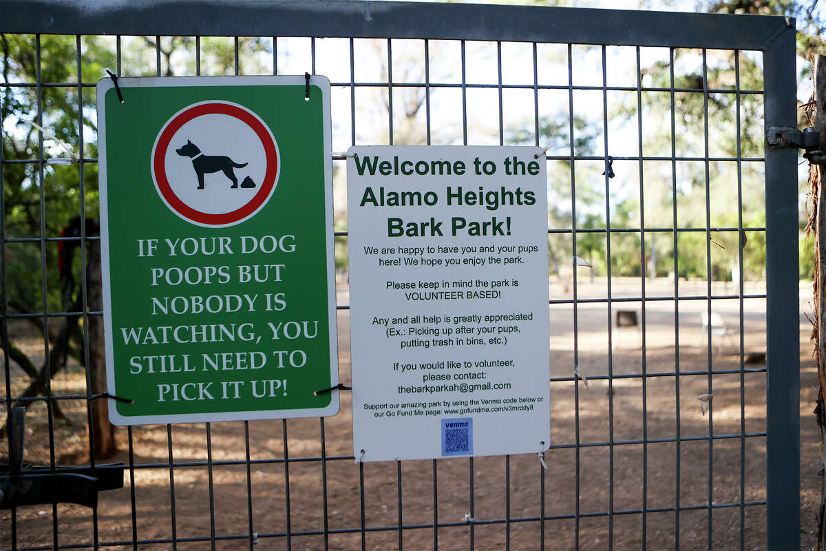 Bark Park of Alamo Heights in San Antonio, TX