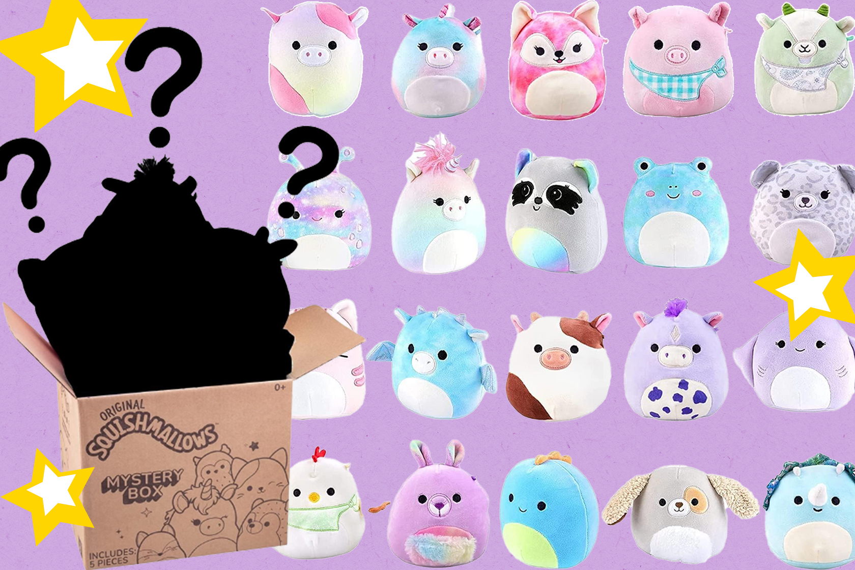 Surprise! Get this mystery Squishmallow box for 40% off at