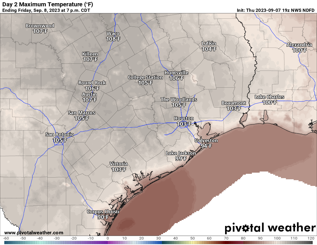Record heat Friday in San Antonio: Cold front arrives next week