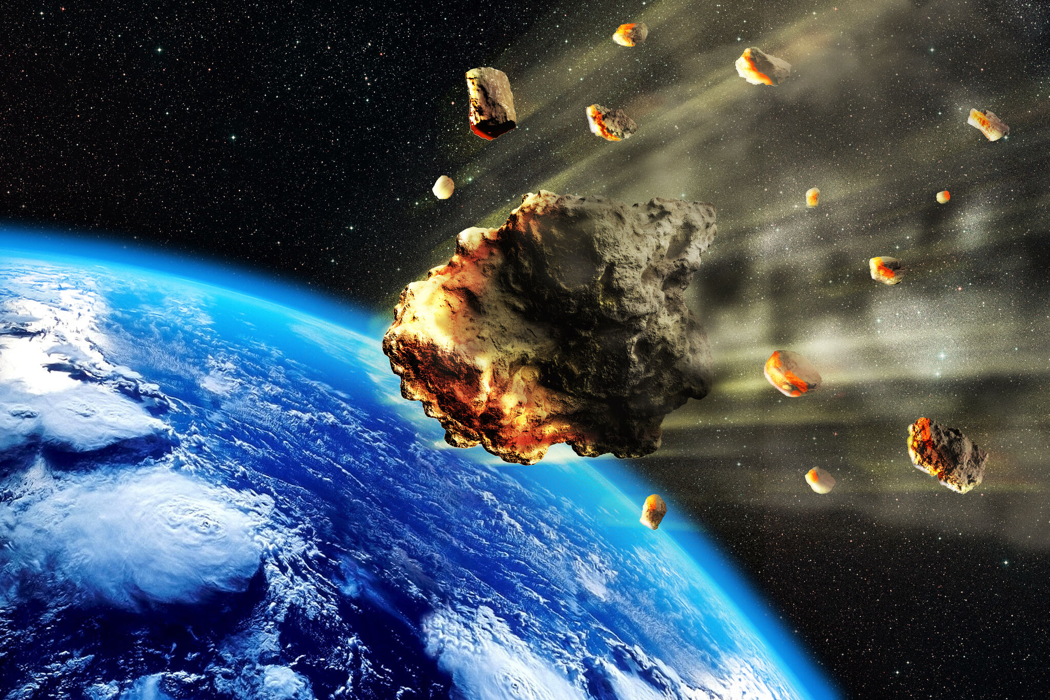 Крупное космическое тело. Армагеддон астероид. Кометы астероиды метеориты. Метеорит падает на землю. Падение астероида.
