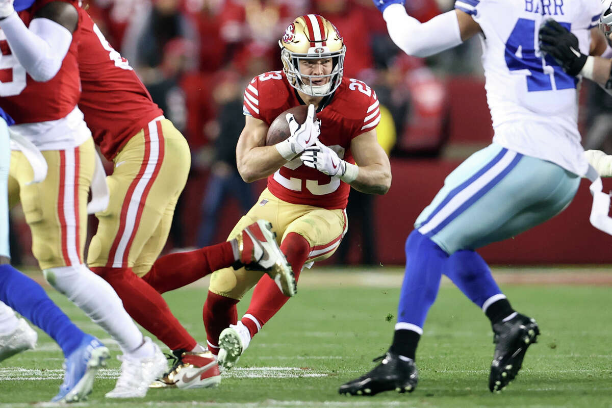 49ers' Samuel practices, McCaffrey does not ahead of NFC title game