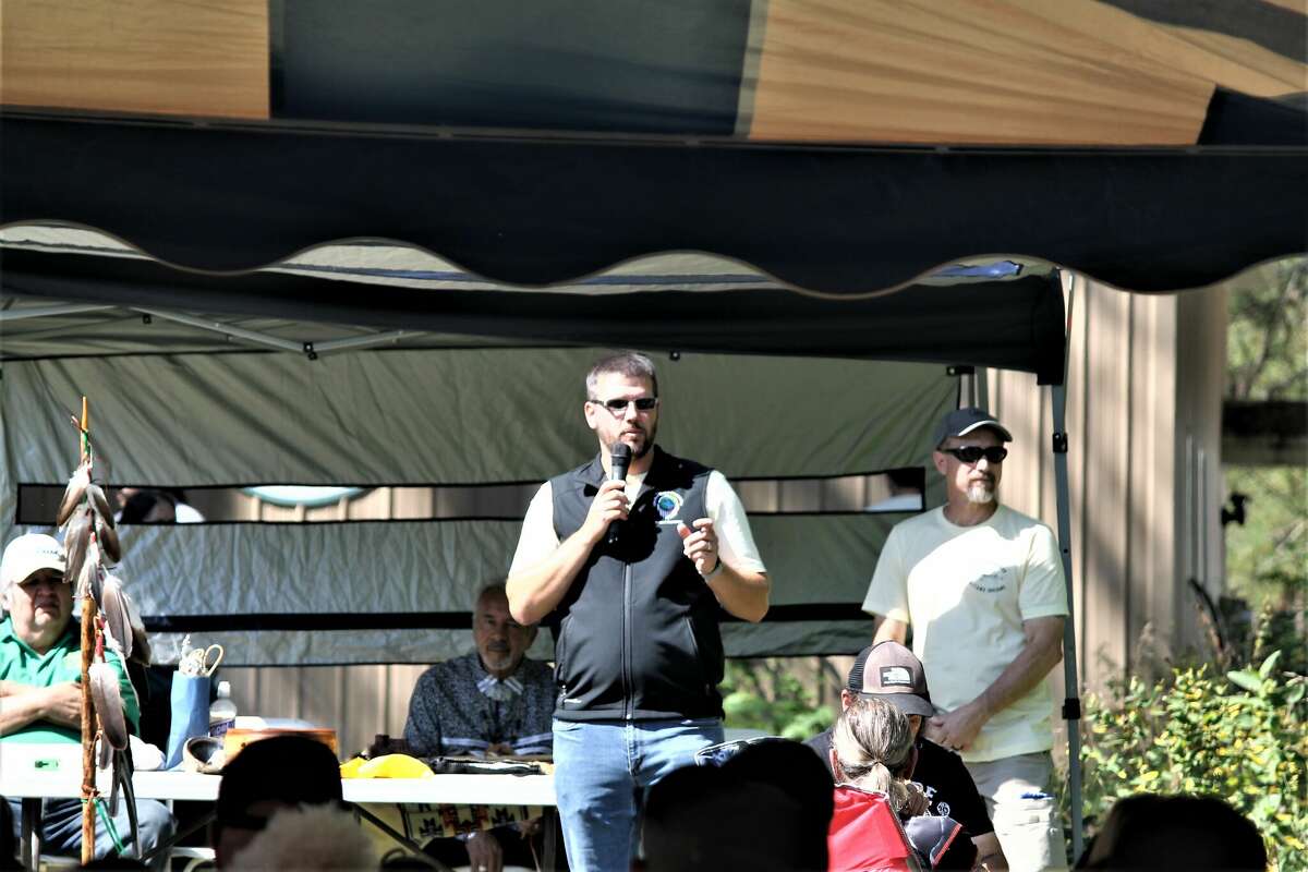 Little River Band of Ottawa Indians host sturgeon release event