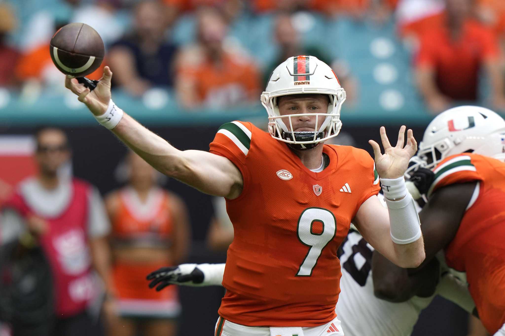 Hurricanes' Tyler Van Dyke ranked top QB in the country