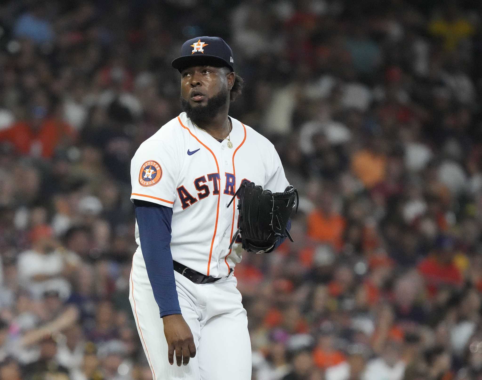 Astros' Justin Verlander removed early from Sunday's start vs. Orioles