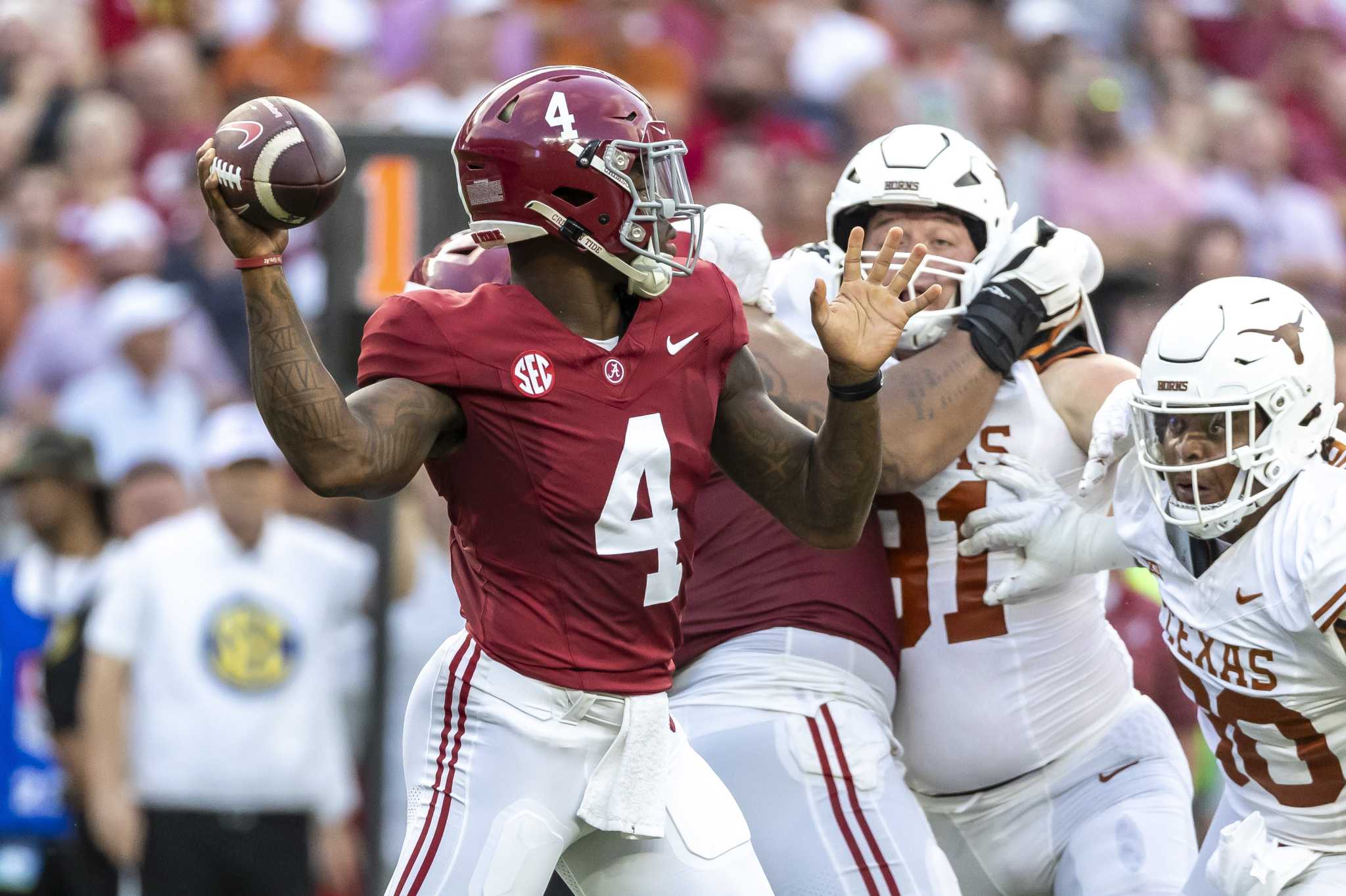 Sources - Jalen Milroe to start at QB for Alabama opener - ESPN