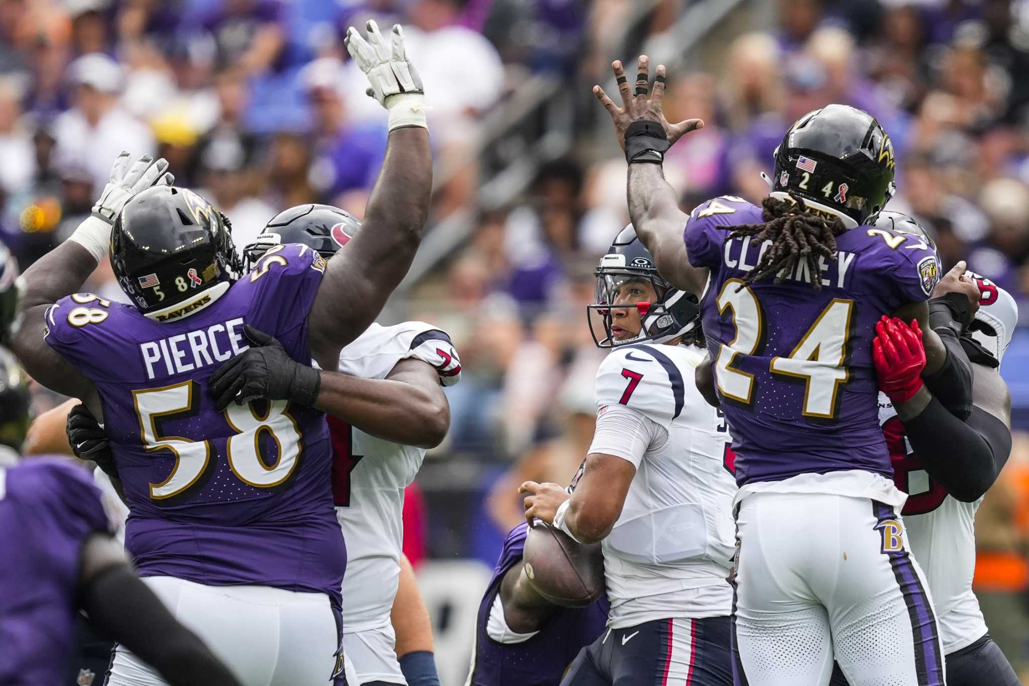 Ravens to test new-look offense against Houston while Texans give rookie QB  Stroud his first start - The San Diego Union-Tribune