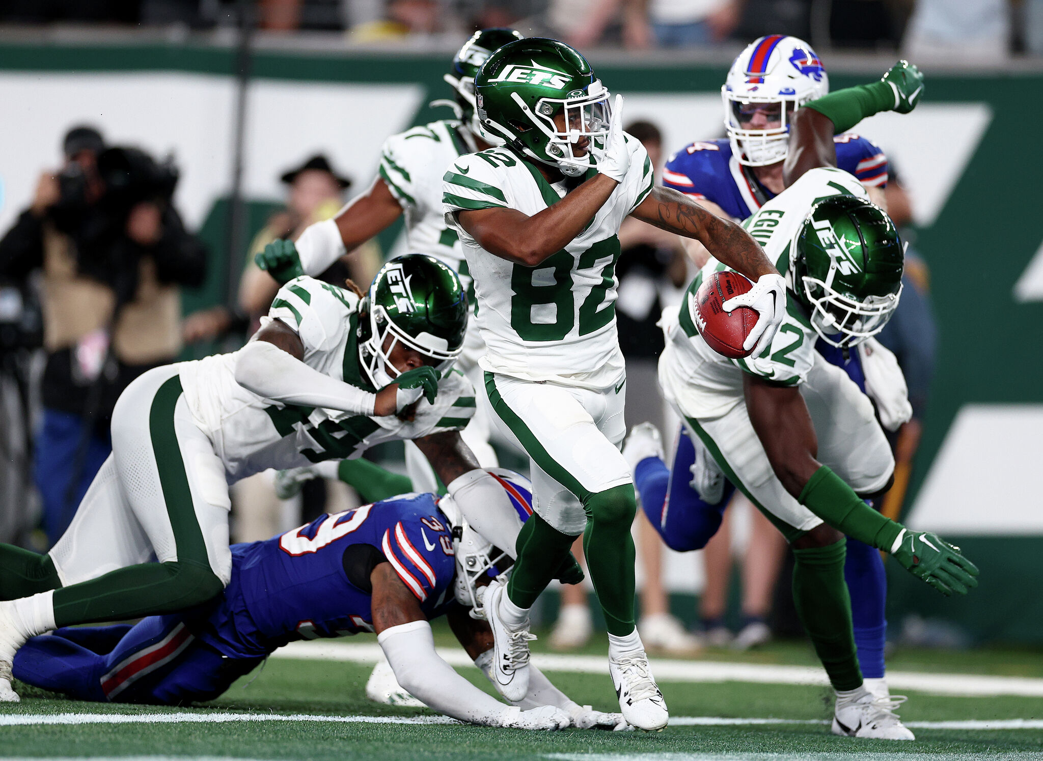 Xavier Gipson, former SFA Lumberjack, wins game for New York Jets - USA  TOPNews.MEDIA