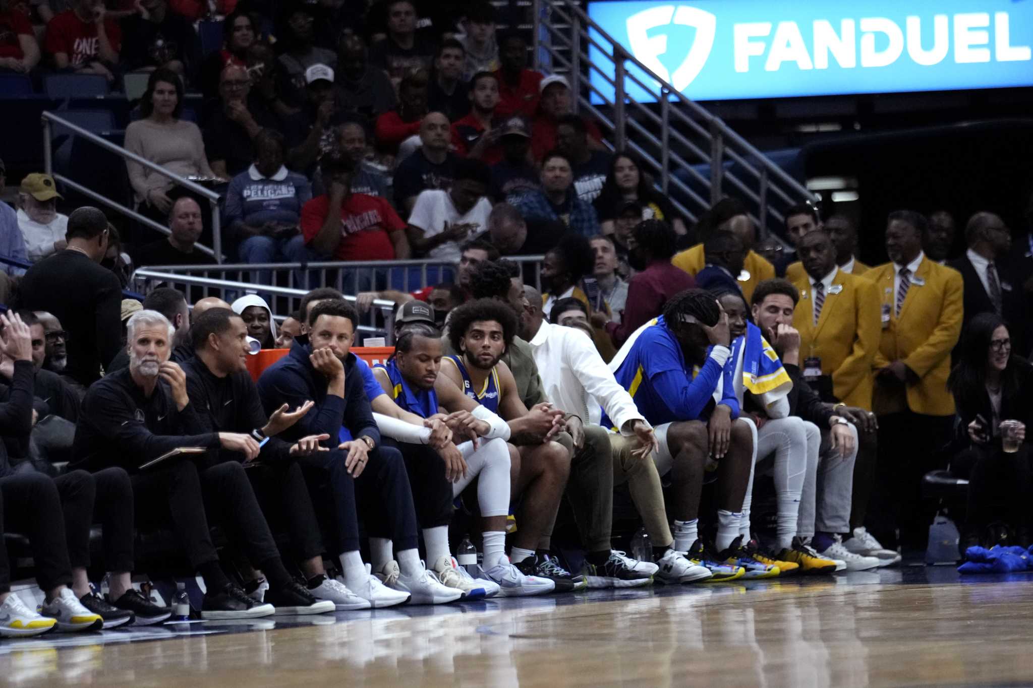 Photos: Four Golden State Warriors players compete in NBA All-Star Game in  New Orleans