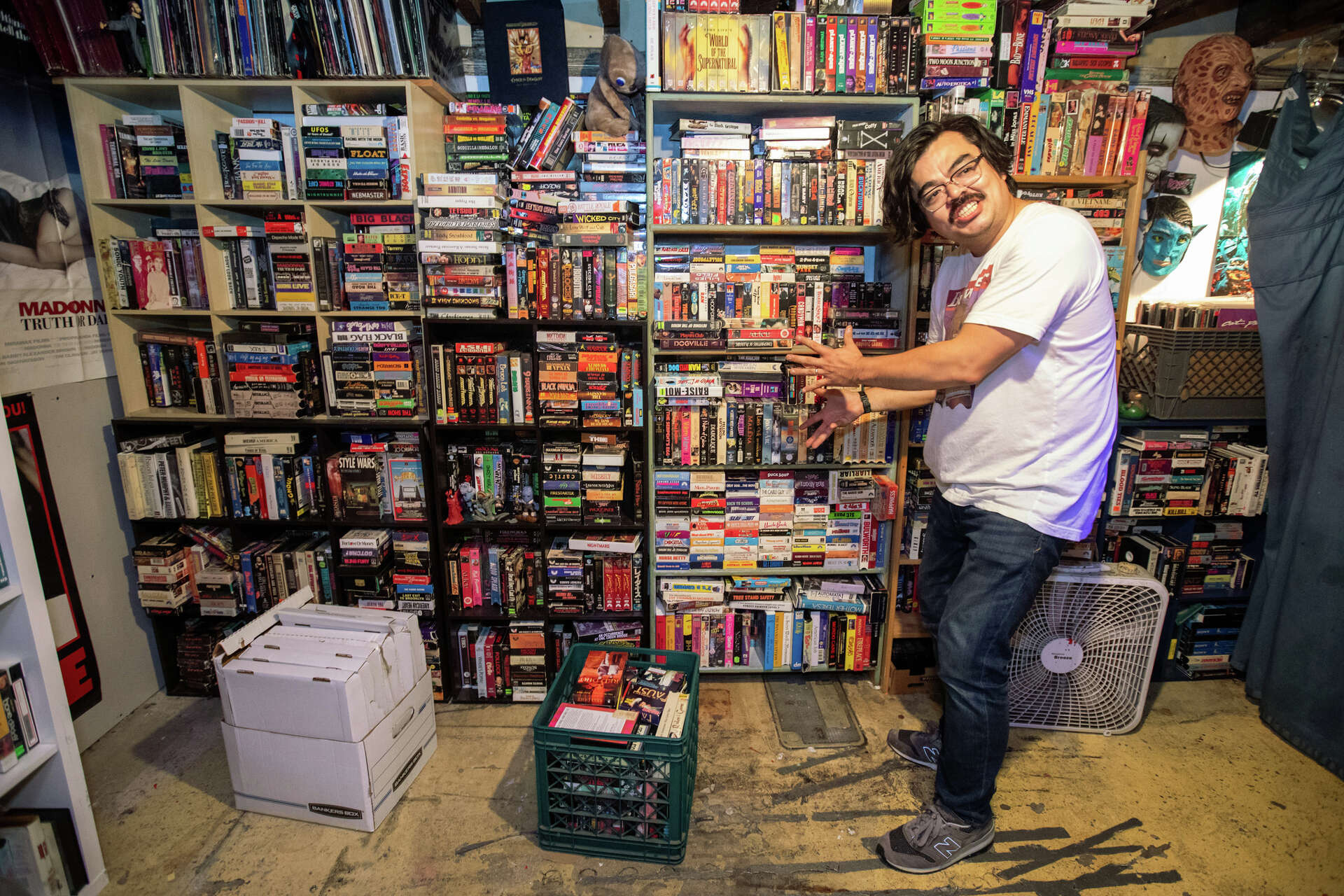 One of most incredible VHS collections hides in an SF basement