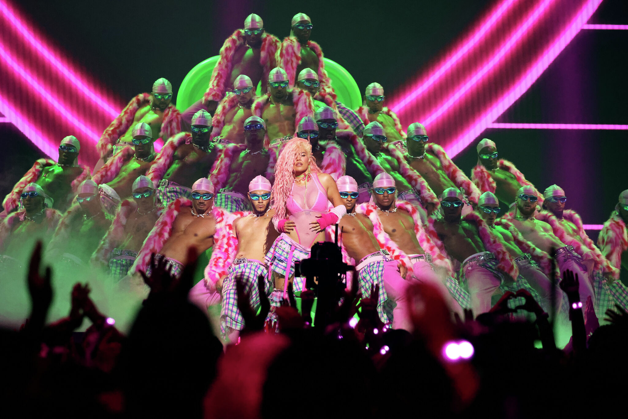 Karol G performs during the Mañana Será Bonito Tour at MetLife