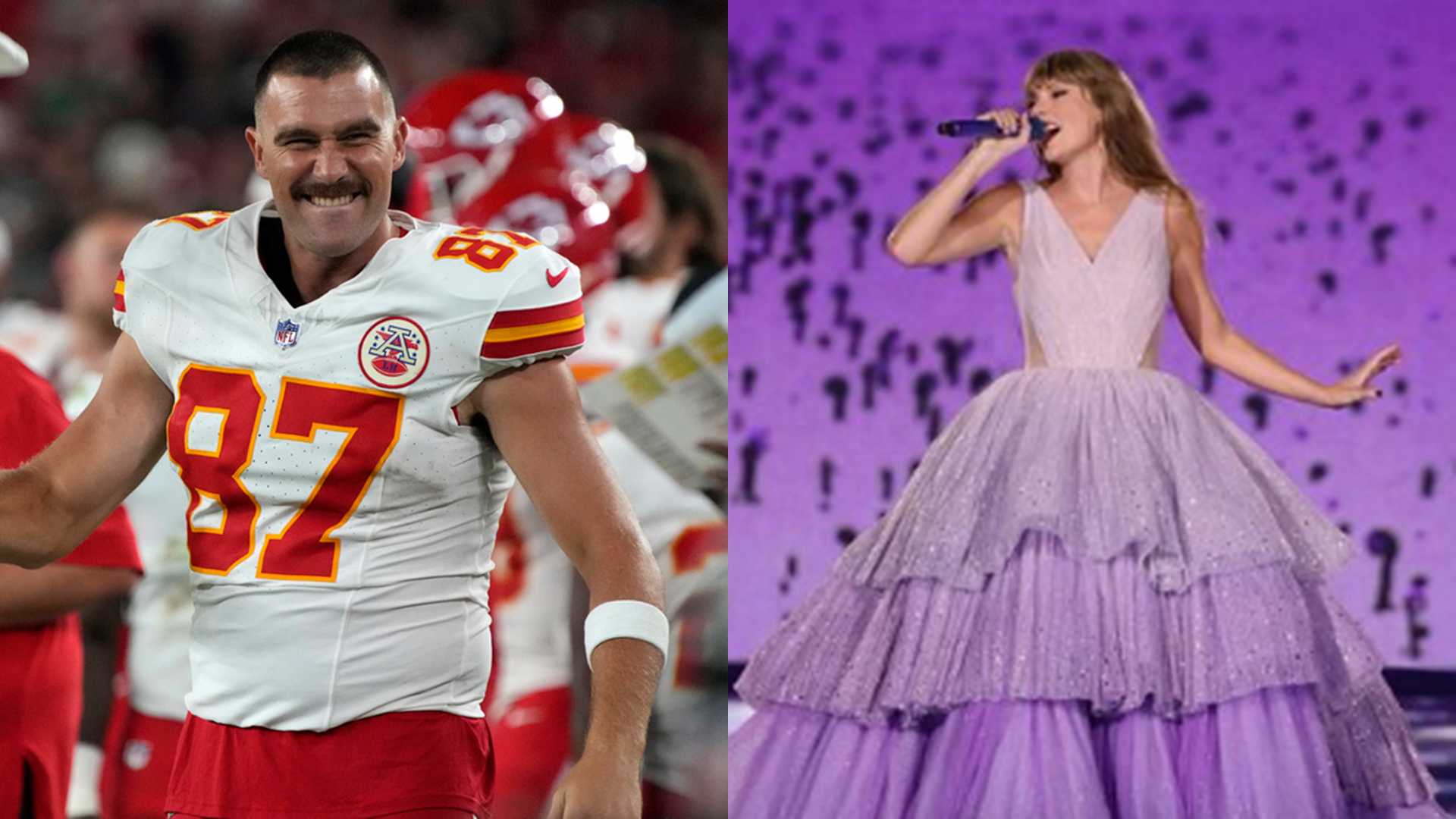 Travis Kelce Reacts to Paparazzi At His House Amid Taylor Swift Rumors - E!  Online