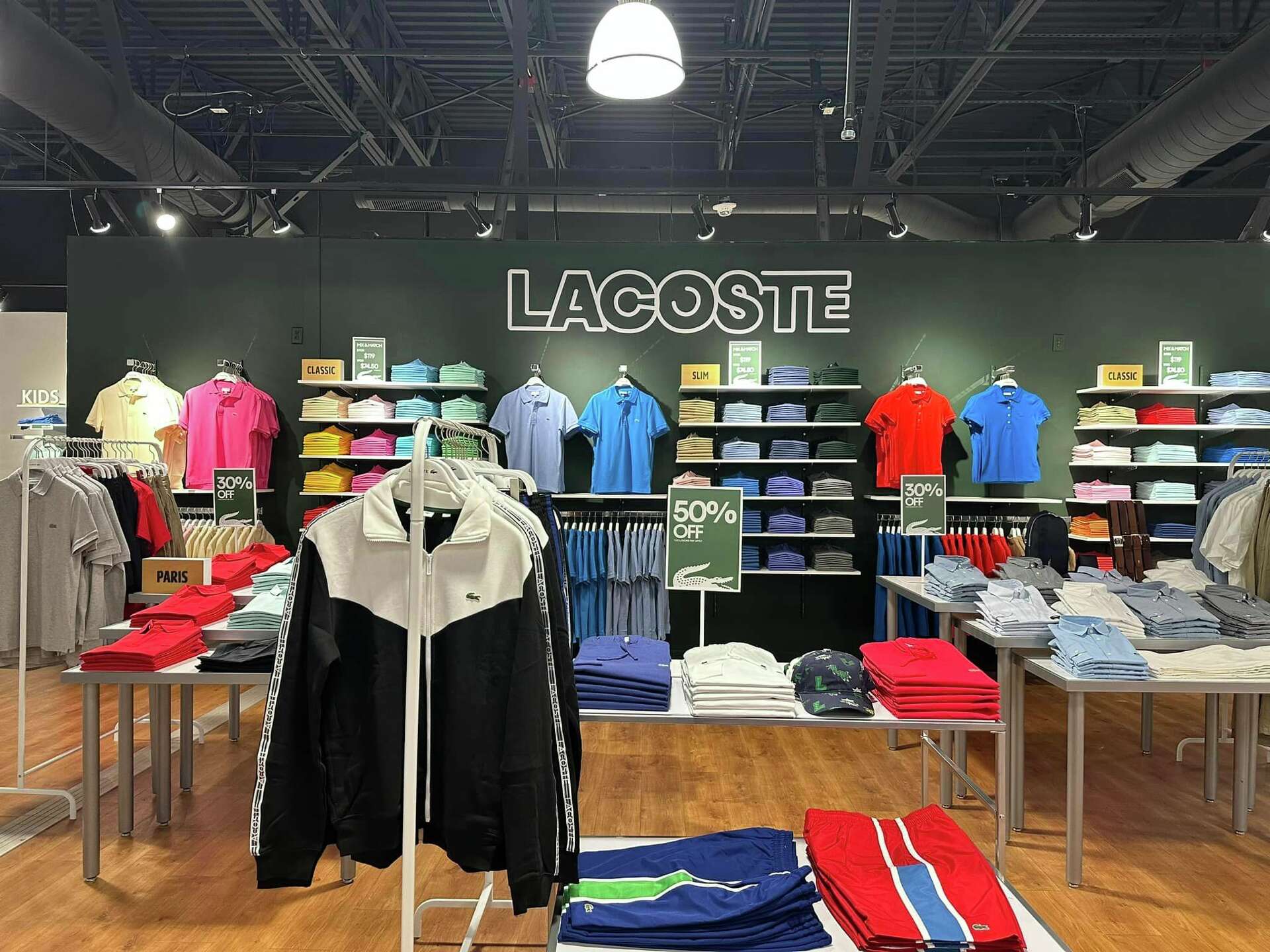 Lacoste store opens at Outlet Shoppes at Laredo on Rio Grande
