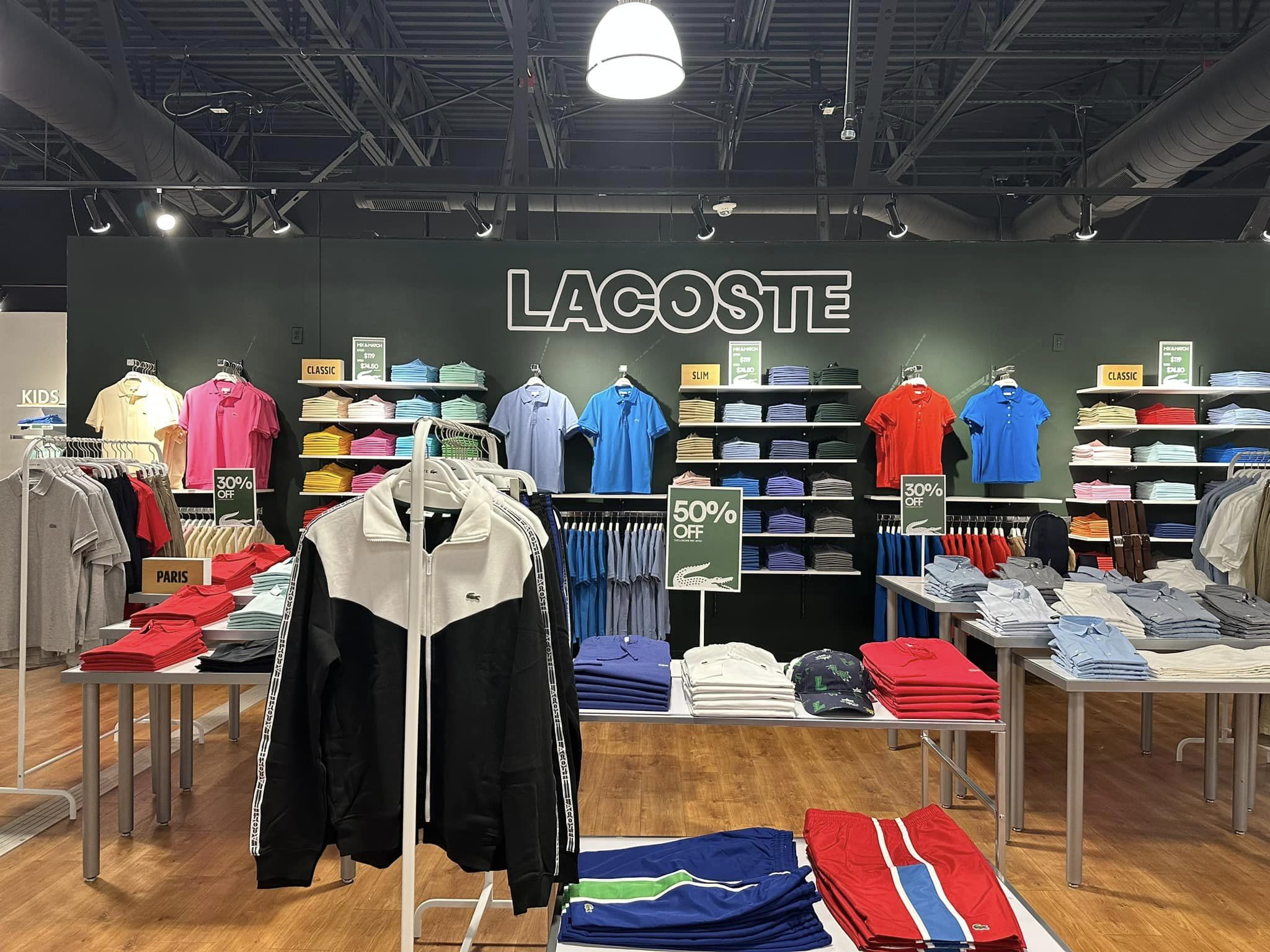 Lacoste store opens at Outlet Shoppes at Laredo on Rio Grande