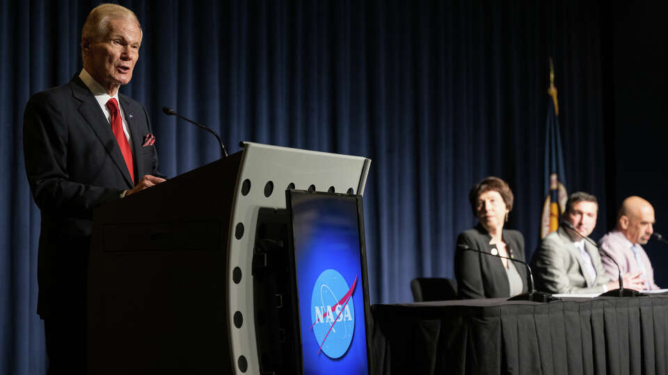 NASA Administrator Bill Nelson provides remarks during a media briefing to discuss the findings from an unidentified anomalous phenomena (UAP) independent study team, Thursday, Sept. 14, 2023, at the Mary W. Jackson NASA Headquarters building in Washington. Photo Credit: (NASA/Aubrey Gemignani)