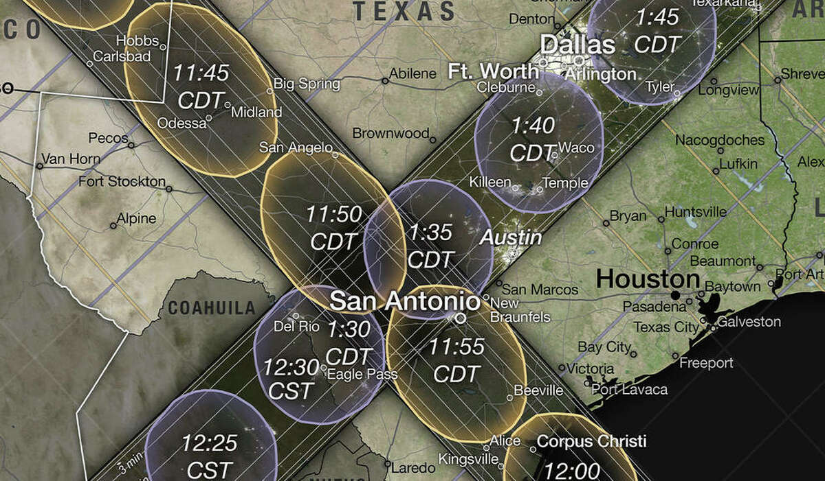 Texas set to witnesses two solar eclipse events with direct views