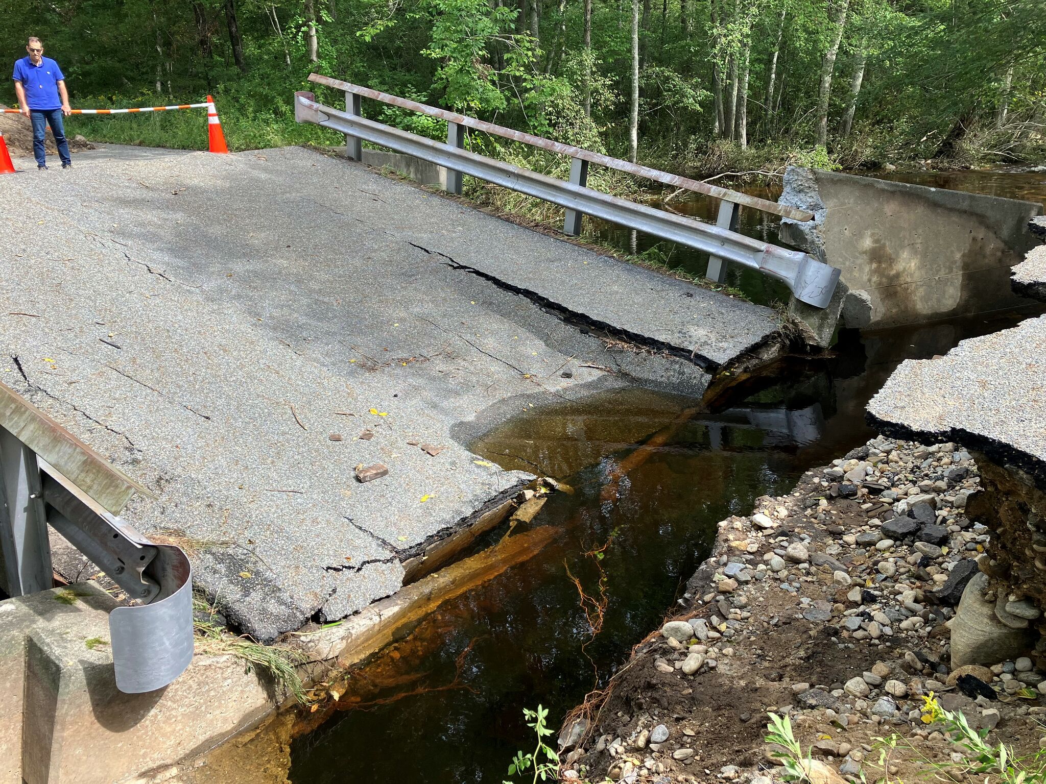 Officials 6 CT families cut off from roads after bridges collapse