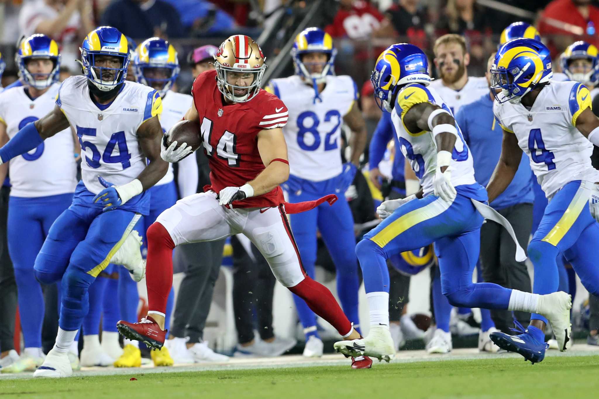 Photos from San Francisco 49ers win over L.A. Rams, the first home