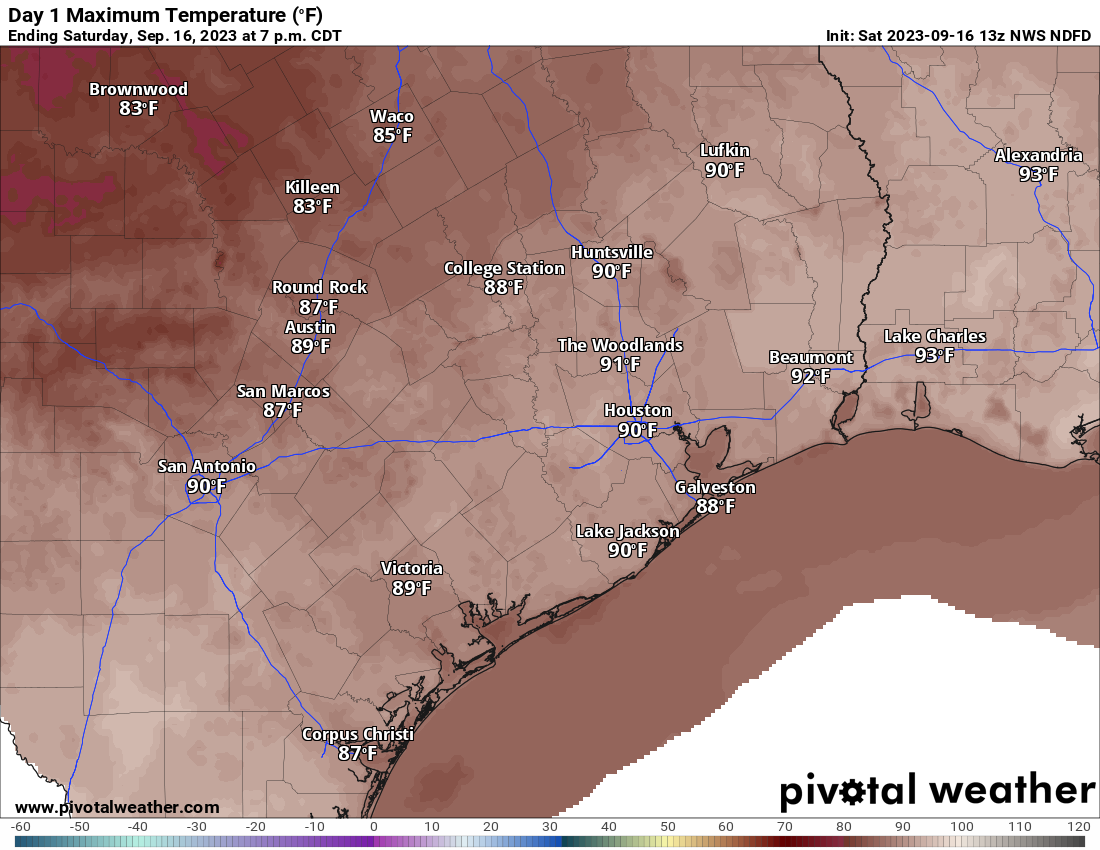 This will be San Antonio's coolest weekend in over three months