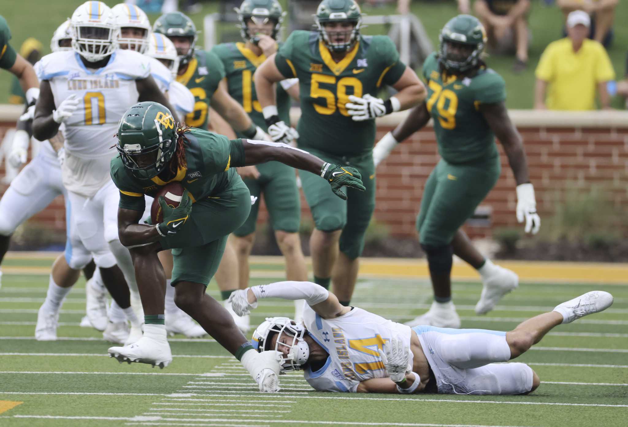 College football: Baylor ends 6-game losing streak with win over LIU