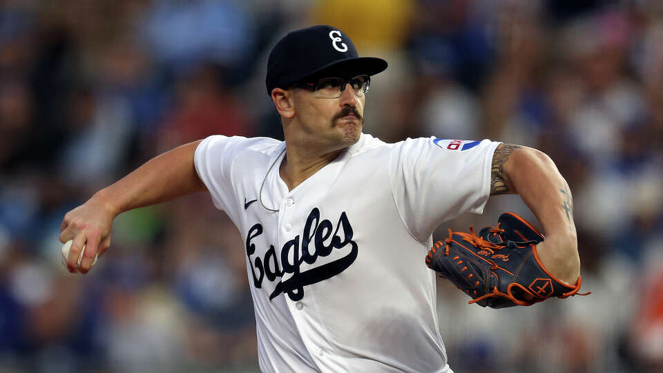 Starting pitcher J.P. France #68 of the Houston Astros pitches during the 1st inning of the game against the Kansas City Royals at Kauffman Stadium on September 16, 2023 in Kansas City, Missouri. (Photo by Jamie Squire/Getty Images)