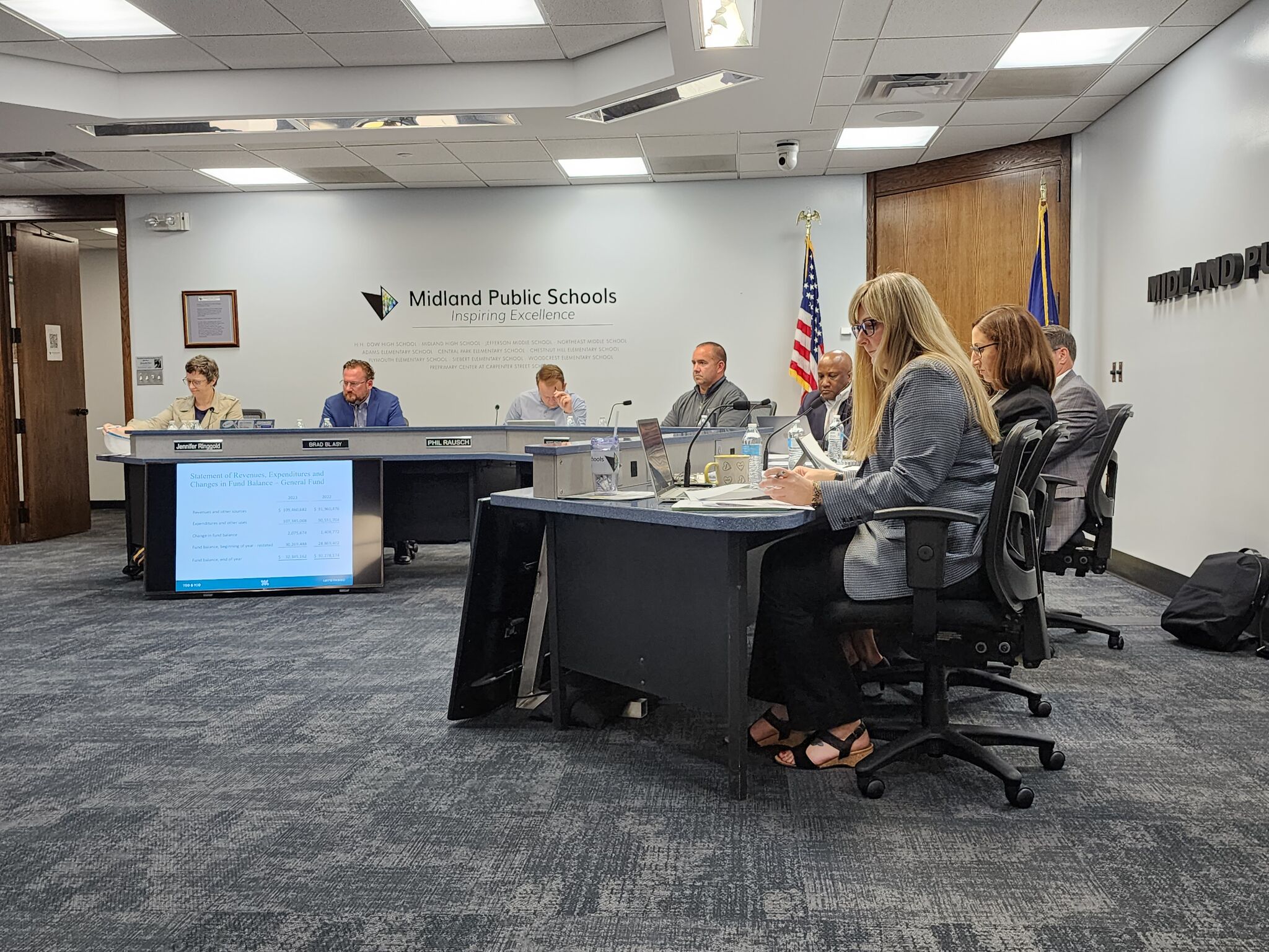 Midland Public Schools board gives superintendent update
