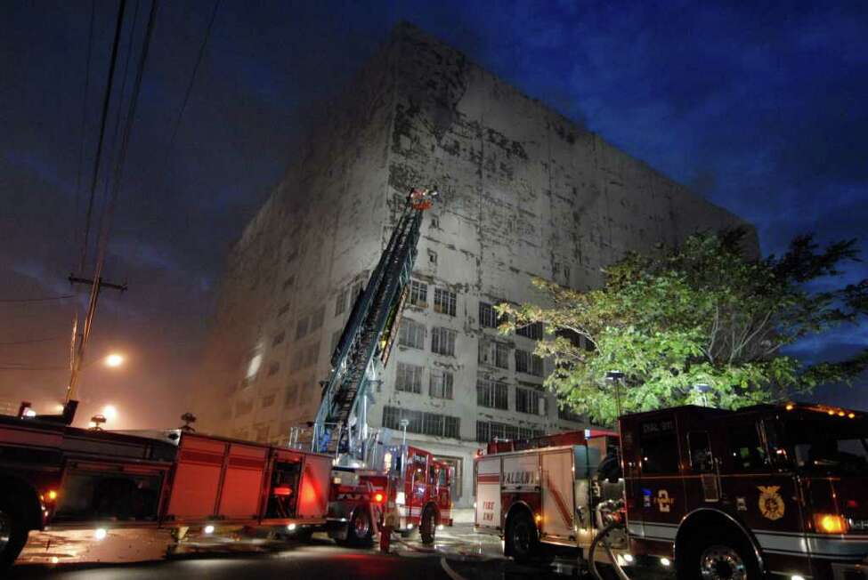 Warehouse to burn for days