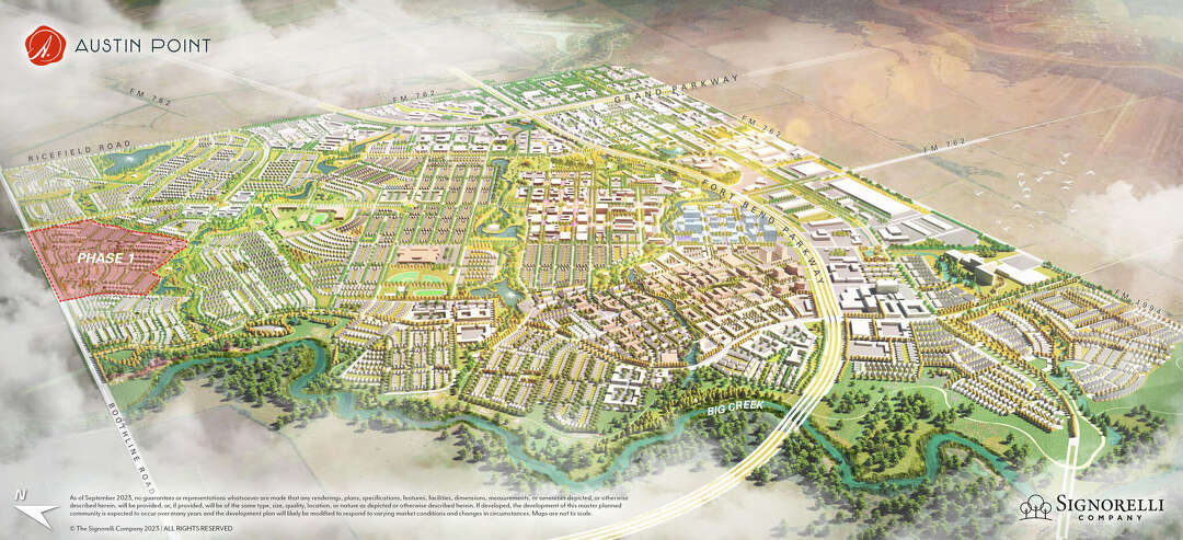 Signorelli starts 4 700 acre Austin Point community in Fort Bend