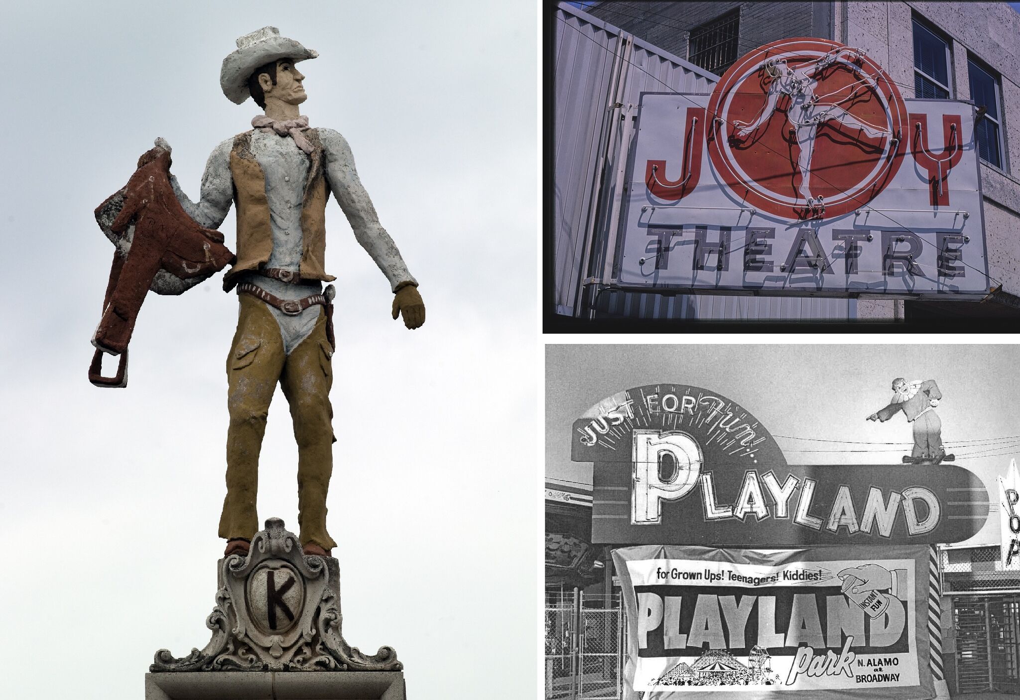 San Antonio signs once included Playland Park, Mexican Manhattan