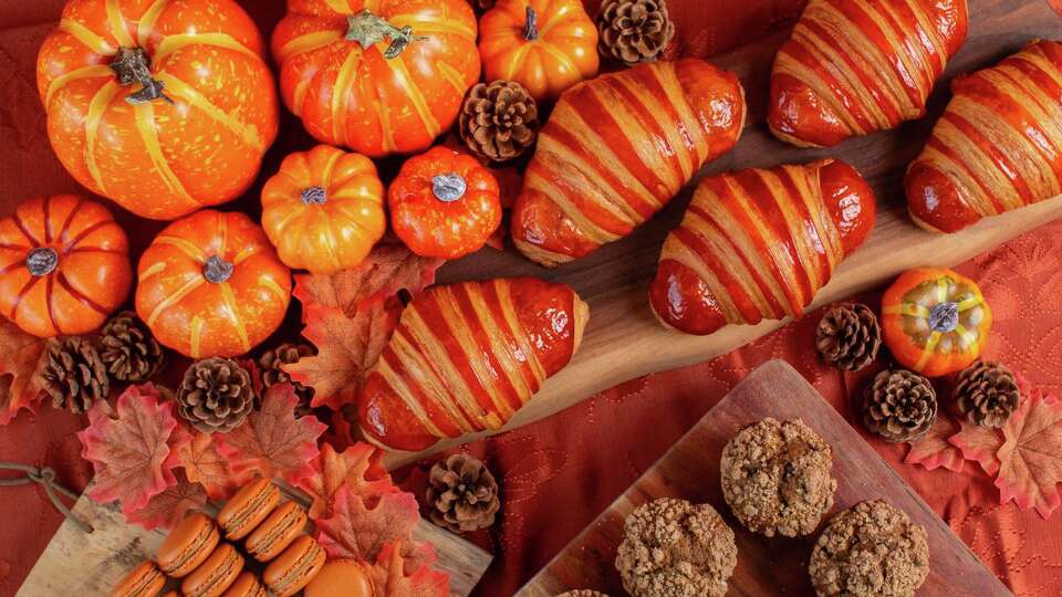 Common Bond stores will offer pumpkin pastries and desserts including pumpkin muffins, pumpkin croissants, and pumpkin spice macarons.