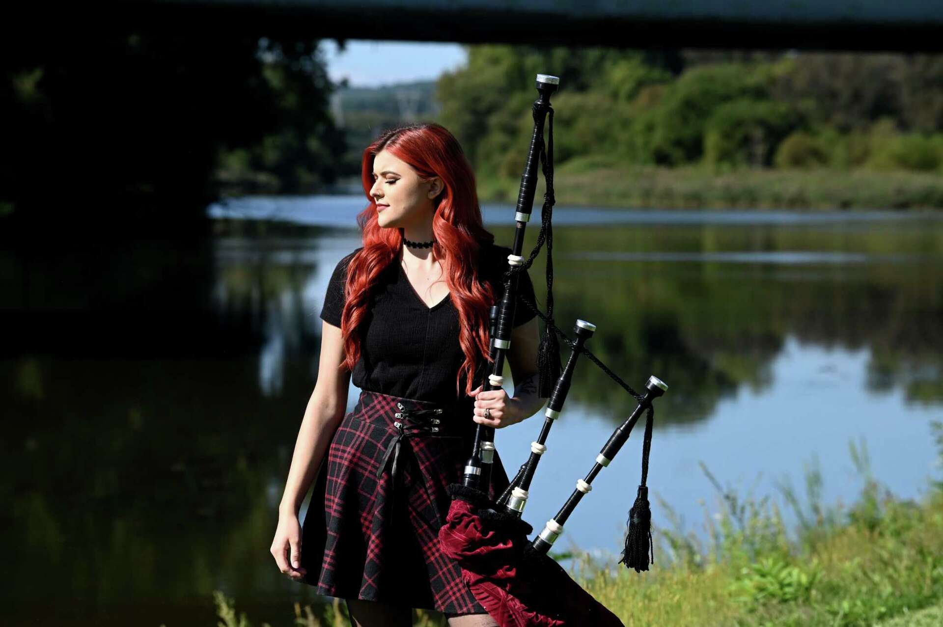 Ally The Piper Schenectady-based Ally the Piper gets ready to tour in Albany
