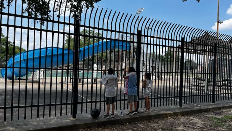 James Del Valle, 64, submitted two photos to East End Communities Collaborative about children being unhappy because the neighborhood pool is closed. 