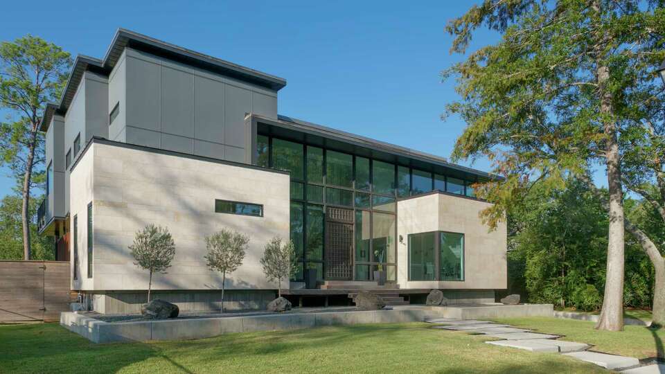 The home at 7611 River Point, designed by m+a architecture studio, will be on the 2023 AIA Houston Home Tour.