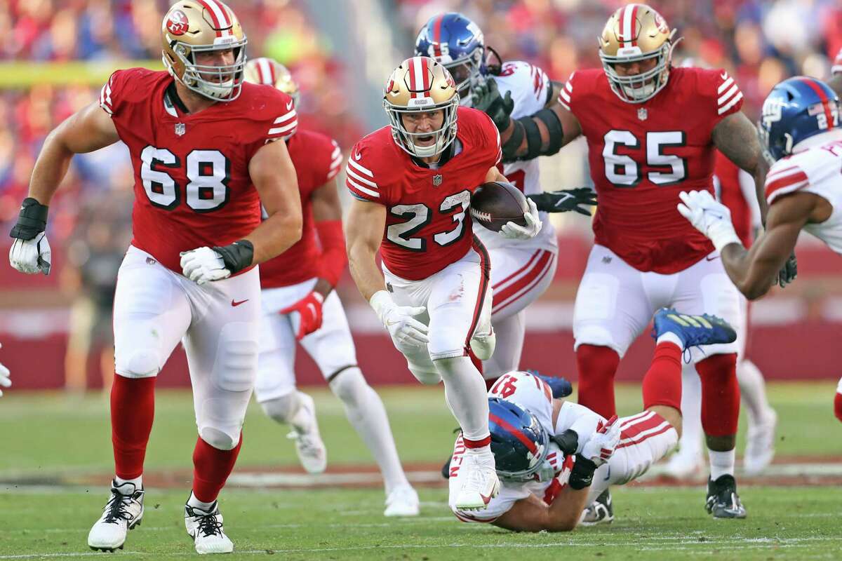 49ers game blog Niners rumble to big win over Giants and 3-0 start