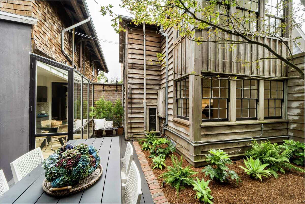 The former home of famed photographer Ansel Adams is for sale in San Francisco for nearly $5.5 million. It features four bedrooms and three and a half bathrooms and is located on a sprawling 9,000 square foot lot with the Golden Gate Bridge serving as a backdrop.