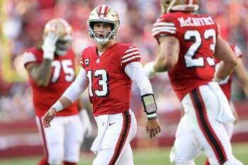 49ers playing pin the tail on the calendar with Brock Purdy