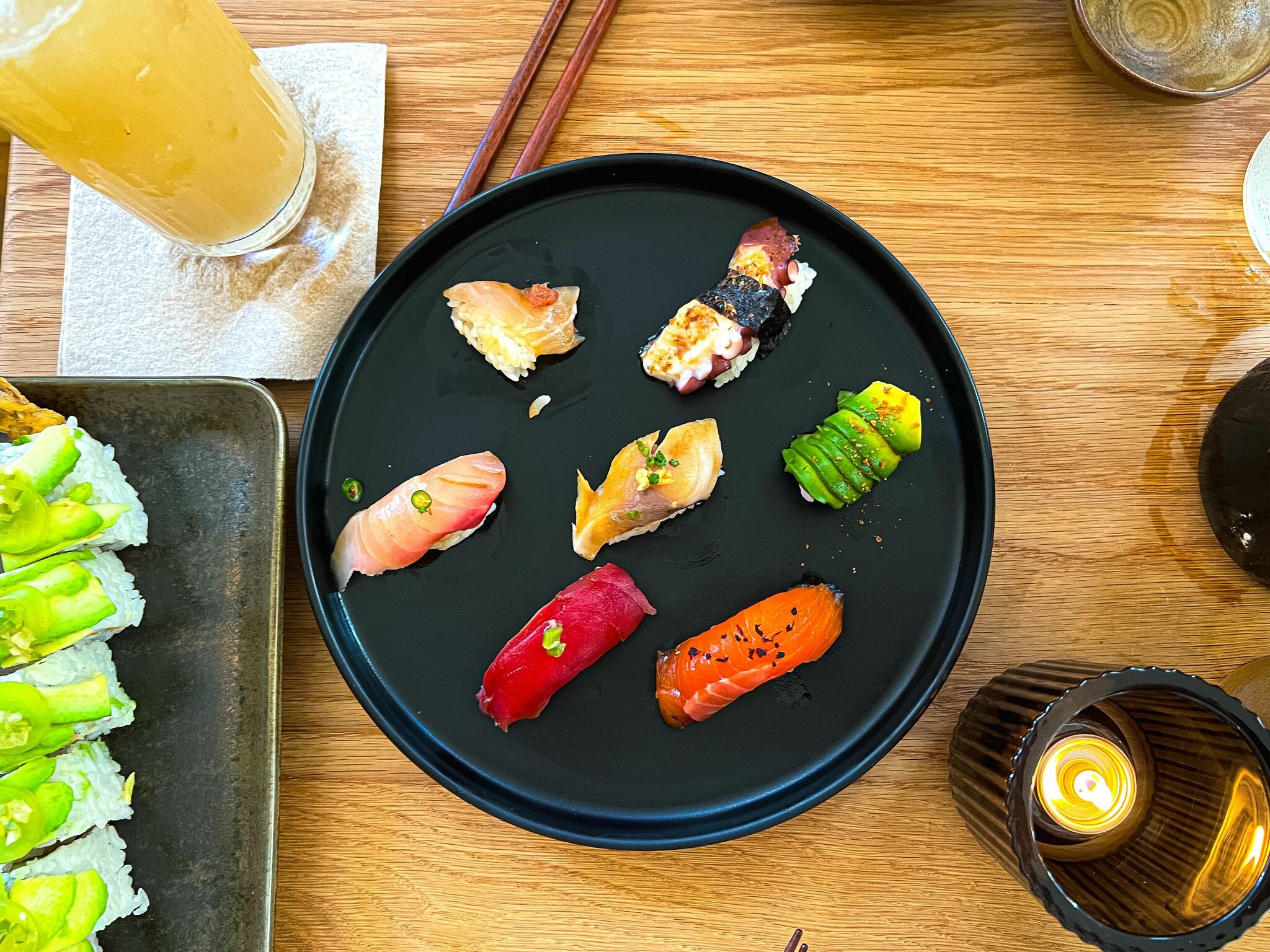 Nineteen Hyaku offers omakase-style sushi and robatayaki
