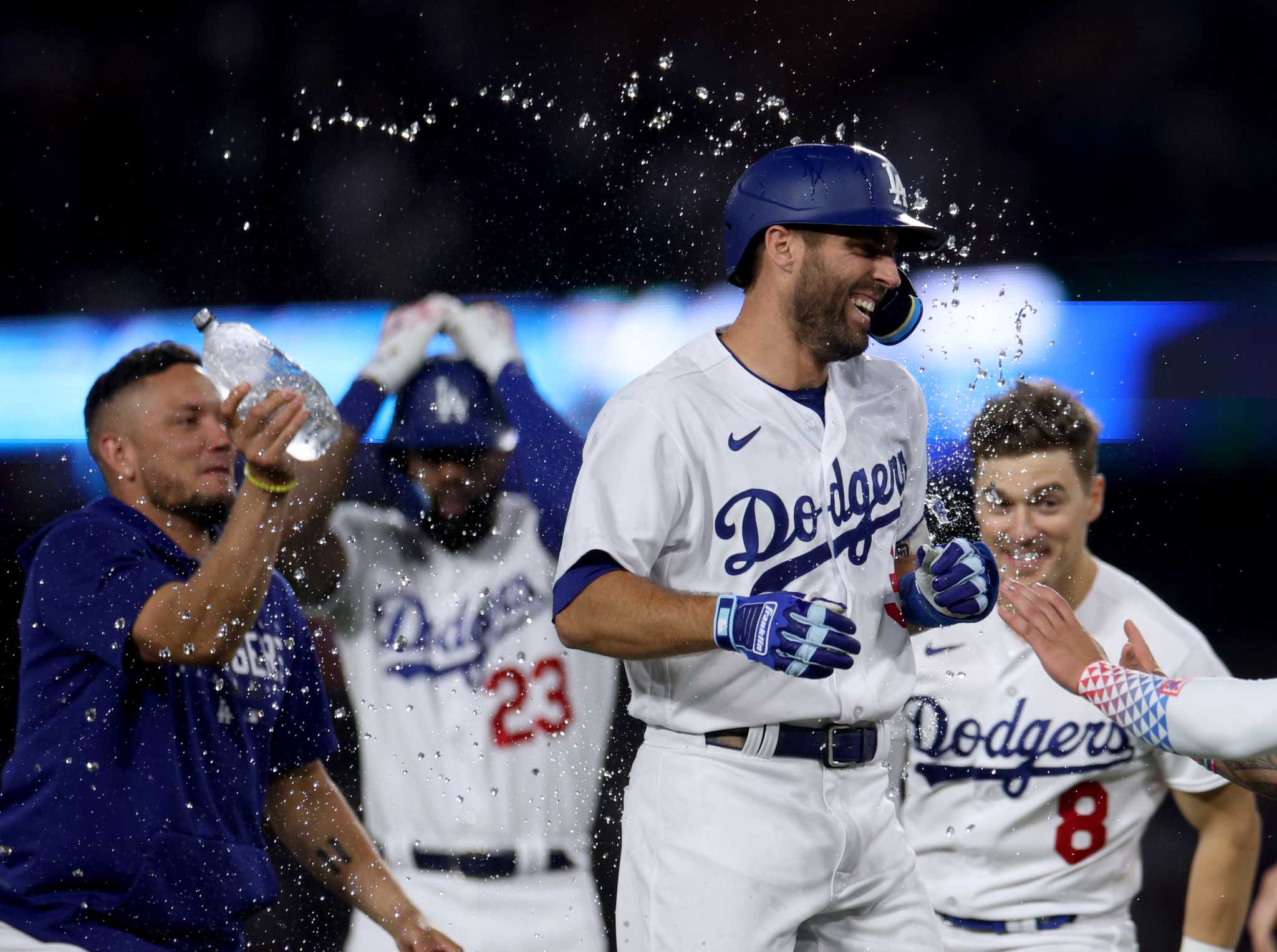 Dodgers celebration included another team after Wild Card win