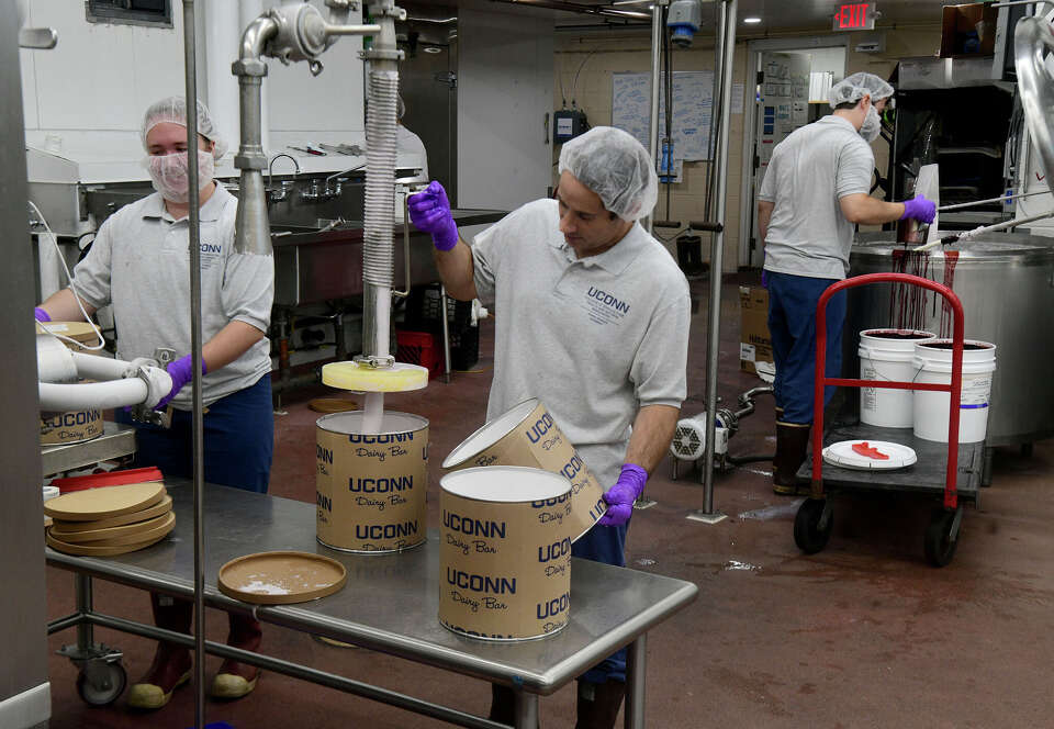 Inside UConn's creamery where students churn ice cream and education