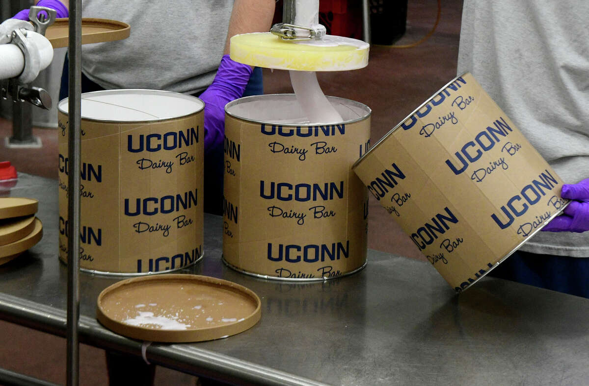 Inside UConn's creamery where students churn ice cream and education