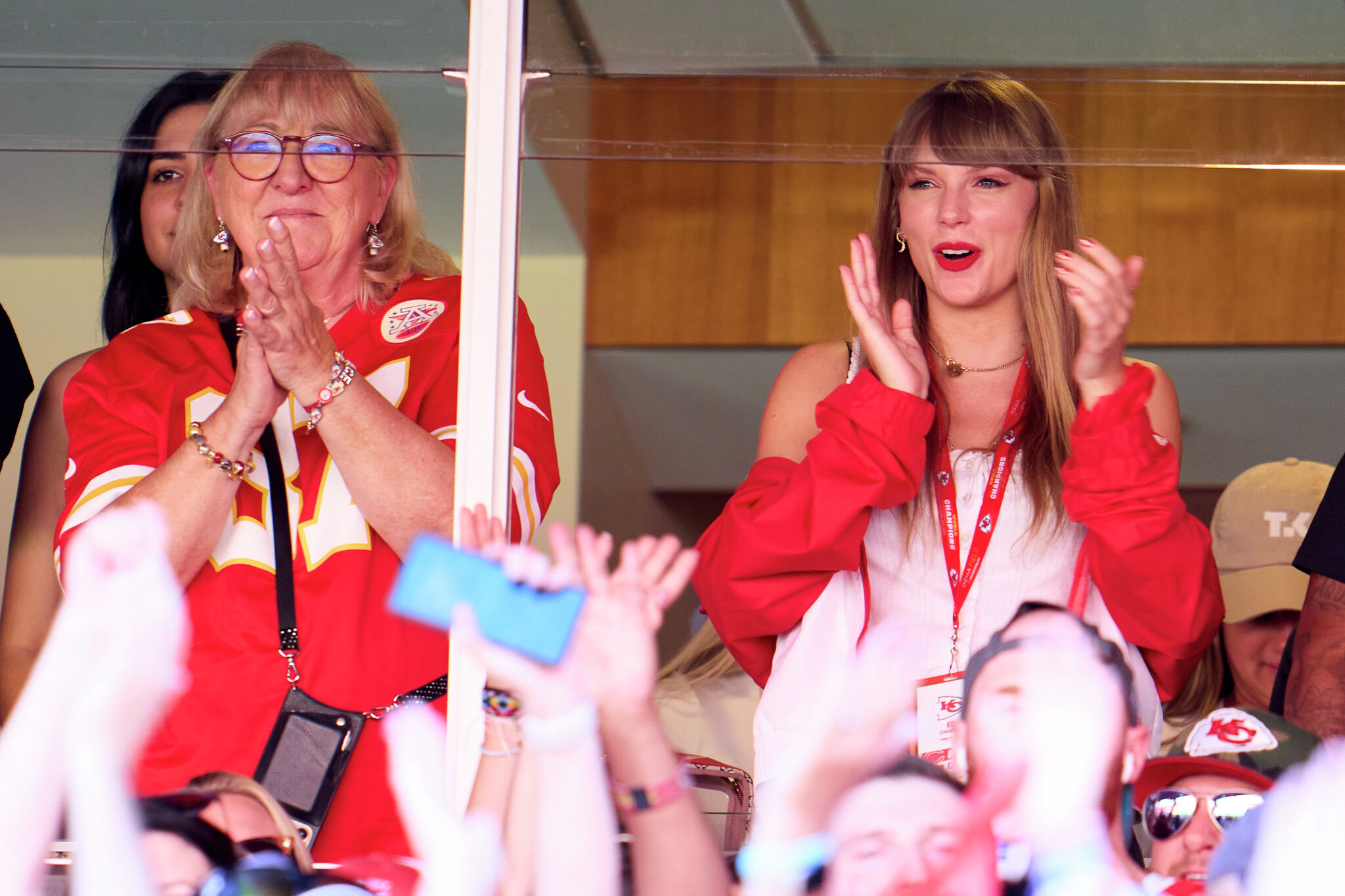 Patrick Mahomes' Mom Shares New Selfies with Taylor Swift