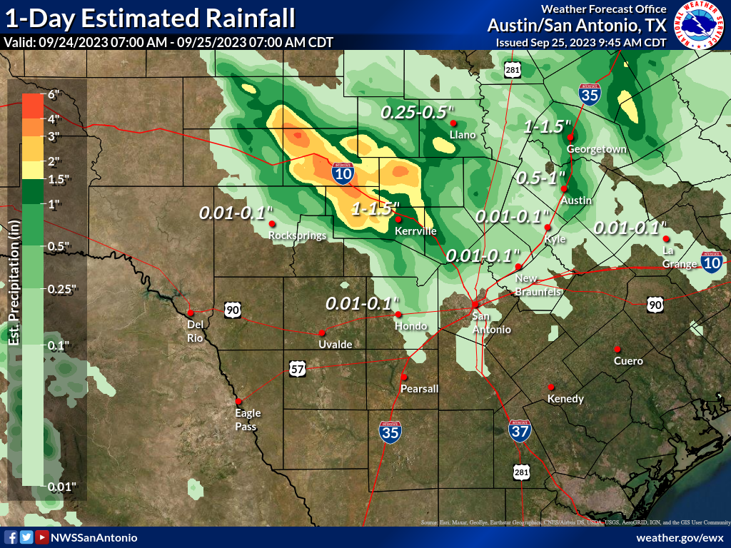 San Antonio avoids severe storms but wet Tuesday possible