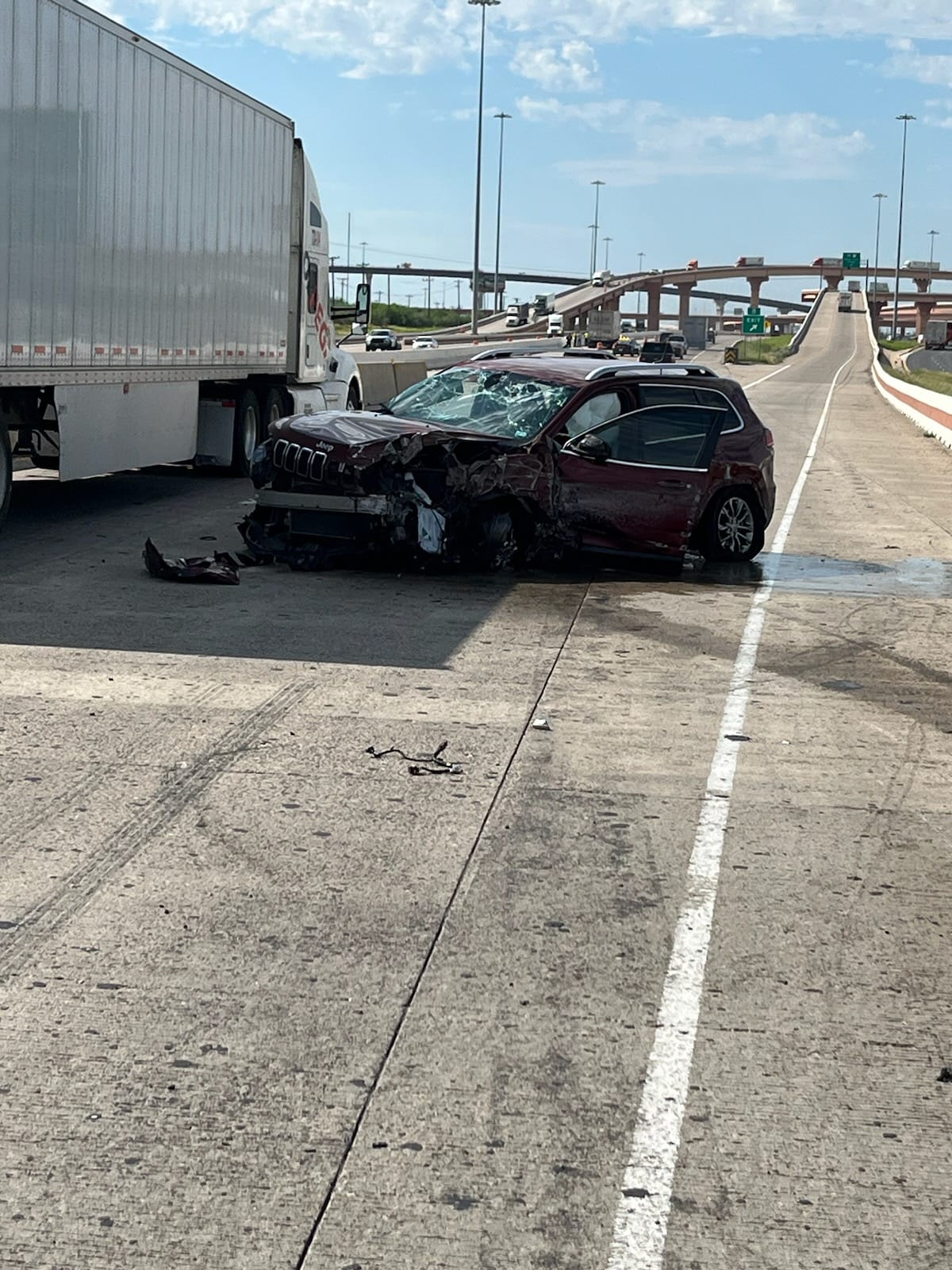 Two-vehicle Crash Reported On I-35