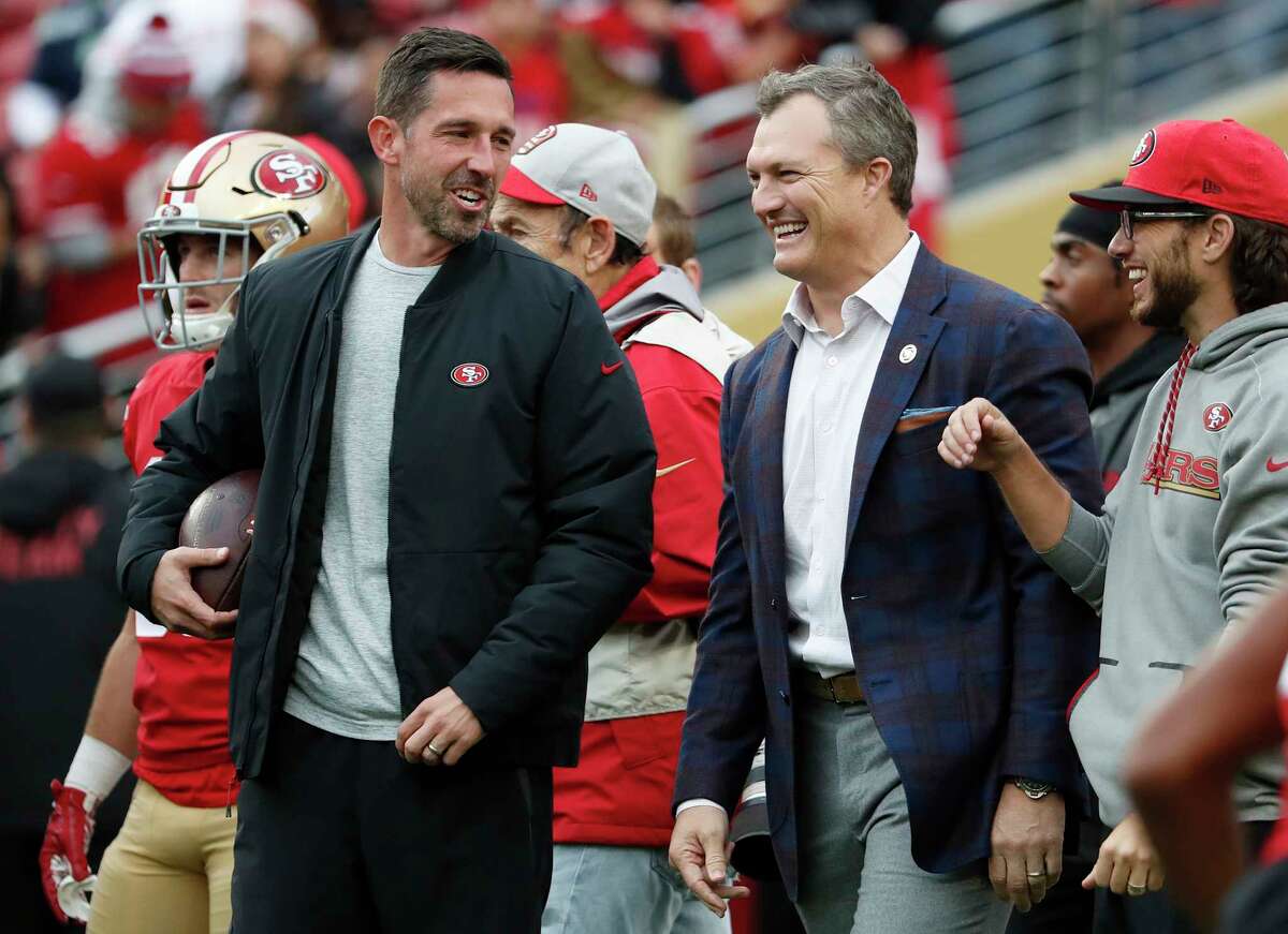 49ers GM John Lynch reveals process of Trey Lance trade - Sactown Sports