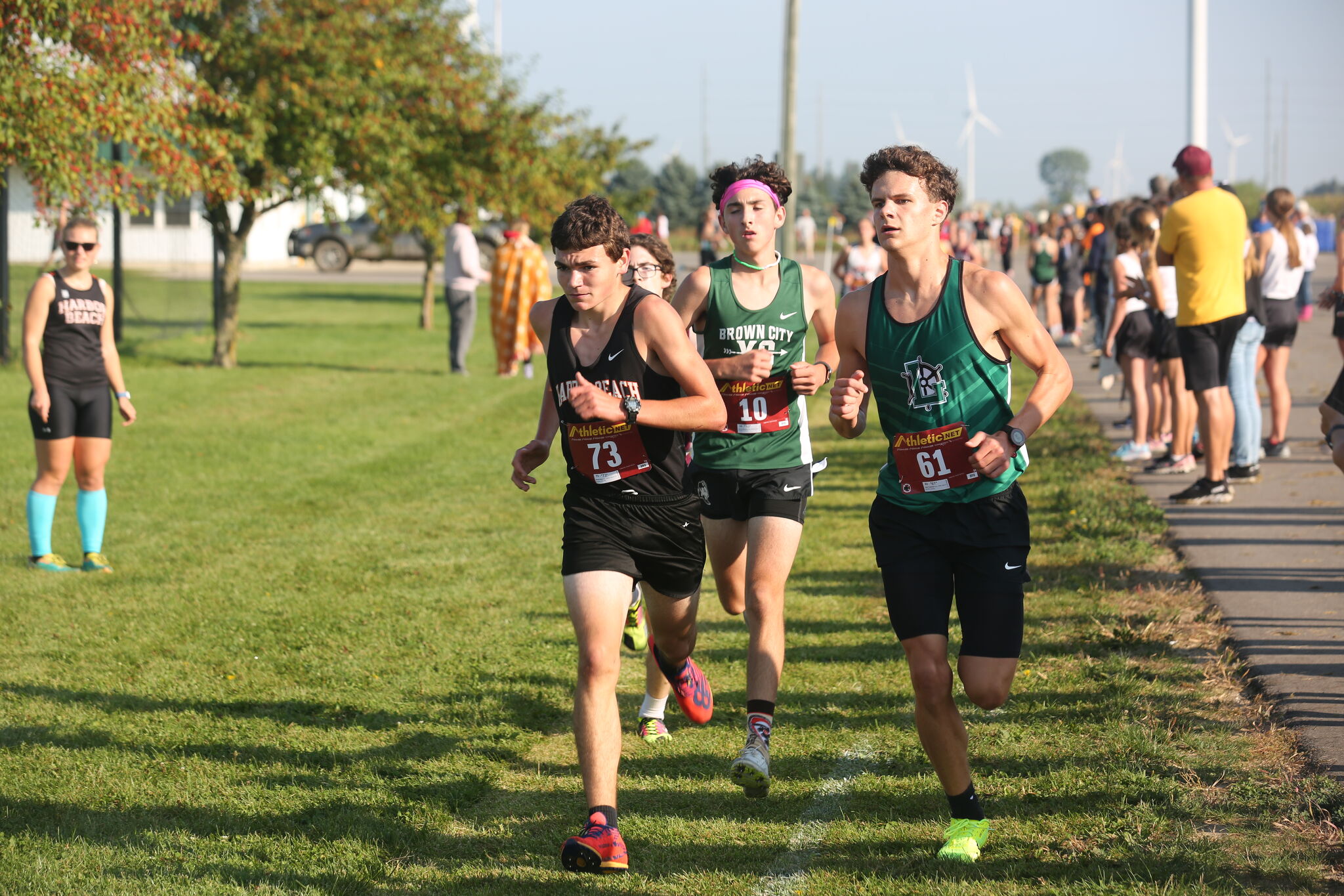 The top 15 boys and girls cross country times as of Sept. 27